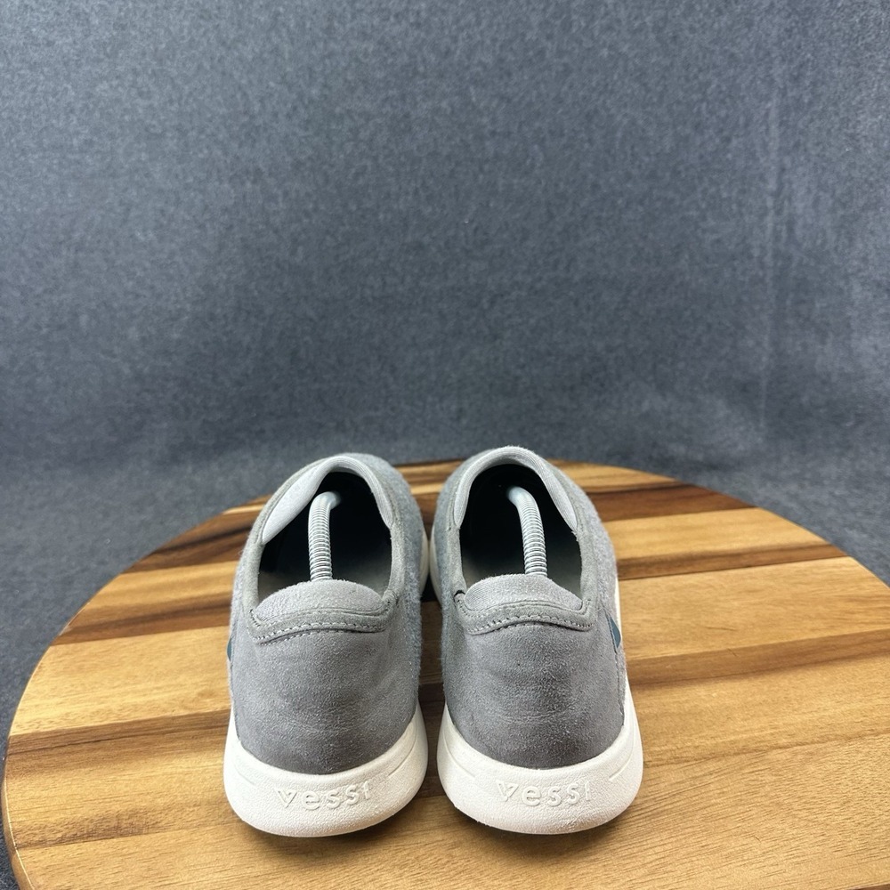 Vessi Shoes Women's 9 Gray Wool Sunday Slip On Day Night Cloud Comfort - Picture 6 of 12